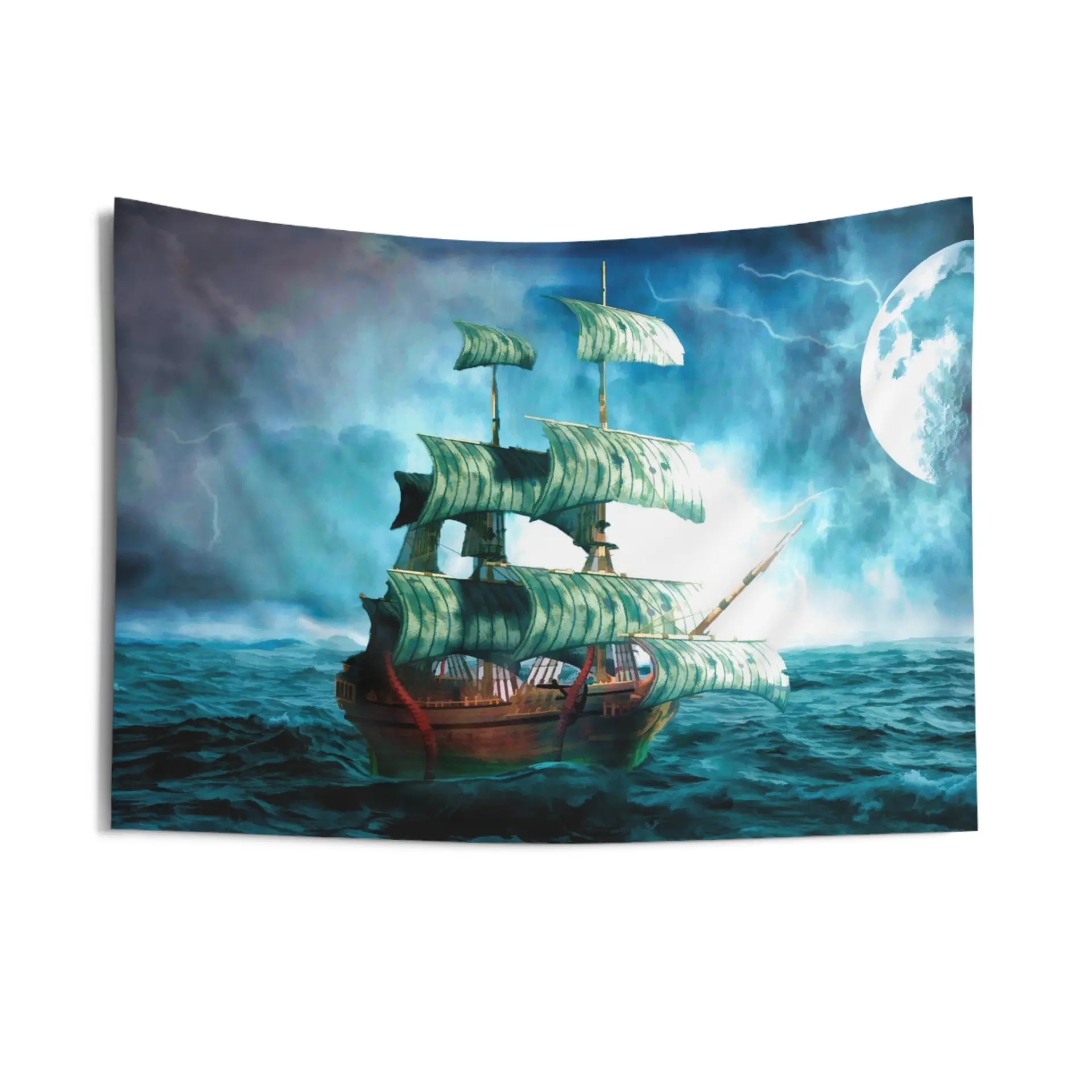 storm ship Tapestry - Image 3