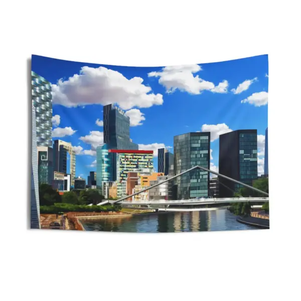 South korea Skyline Tapestry - Image 3