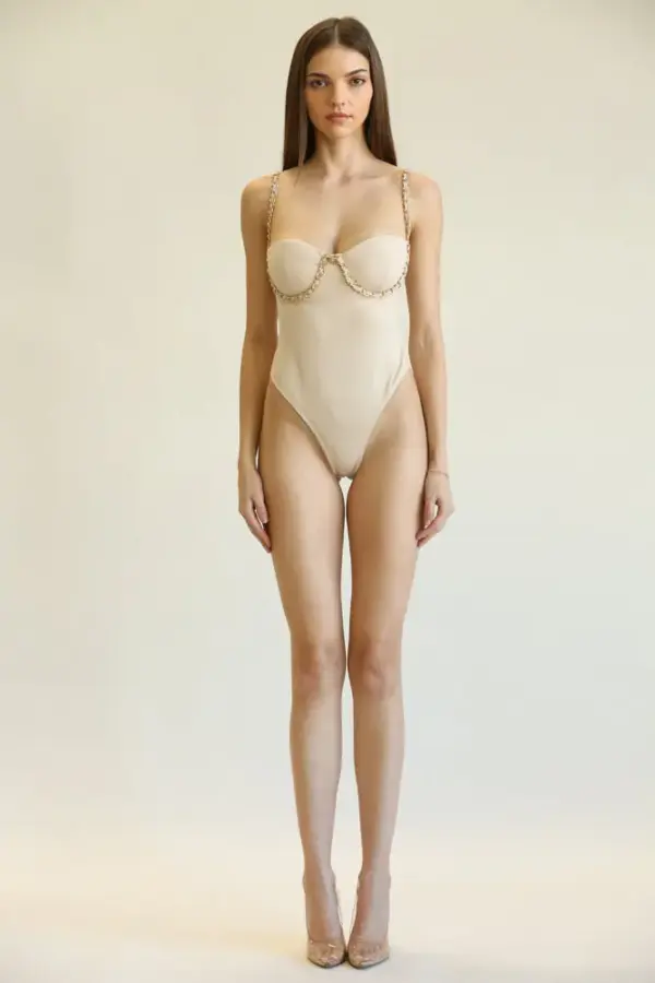 Bodysuit with Chains by Rose Paulino