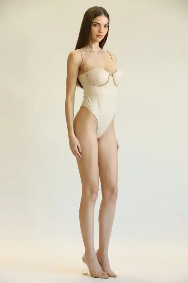 Bodysuit with Chains by Rose Paulino - Image 2