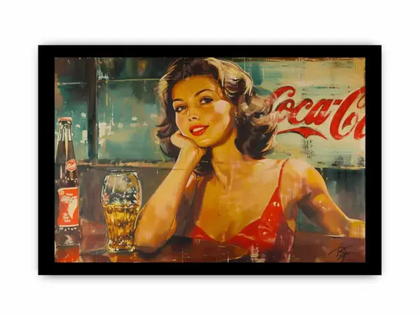 Coca Cola Framed Print-2 - Image 3
