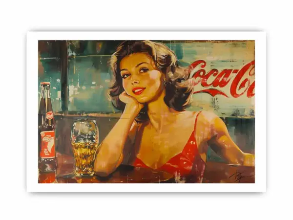 Coca Cola Framed Print-2 - Image 4