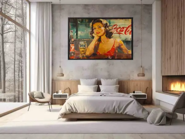 Coca Cola Framed Print-2 - Image 6