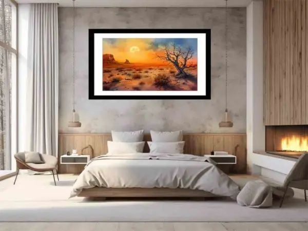 Desert Sun Art Framed Print - Image 6