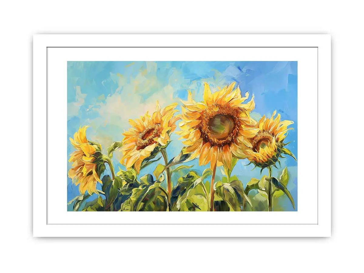 Summer Sunflowers Framed Print - Image 2