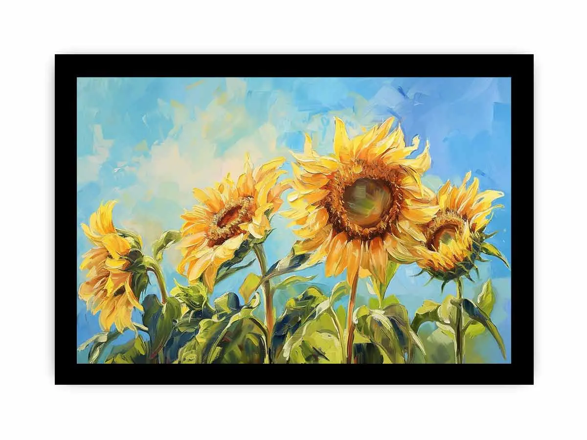 Summer Sunflowers Framed Print - Image 3