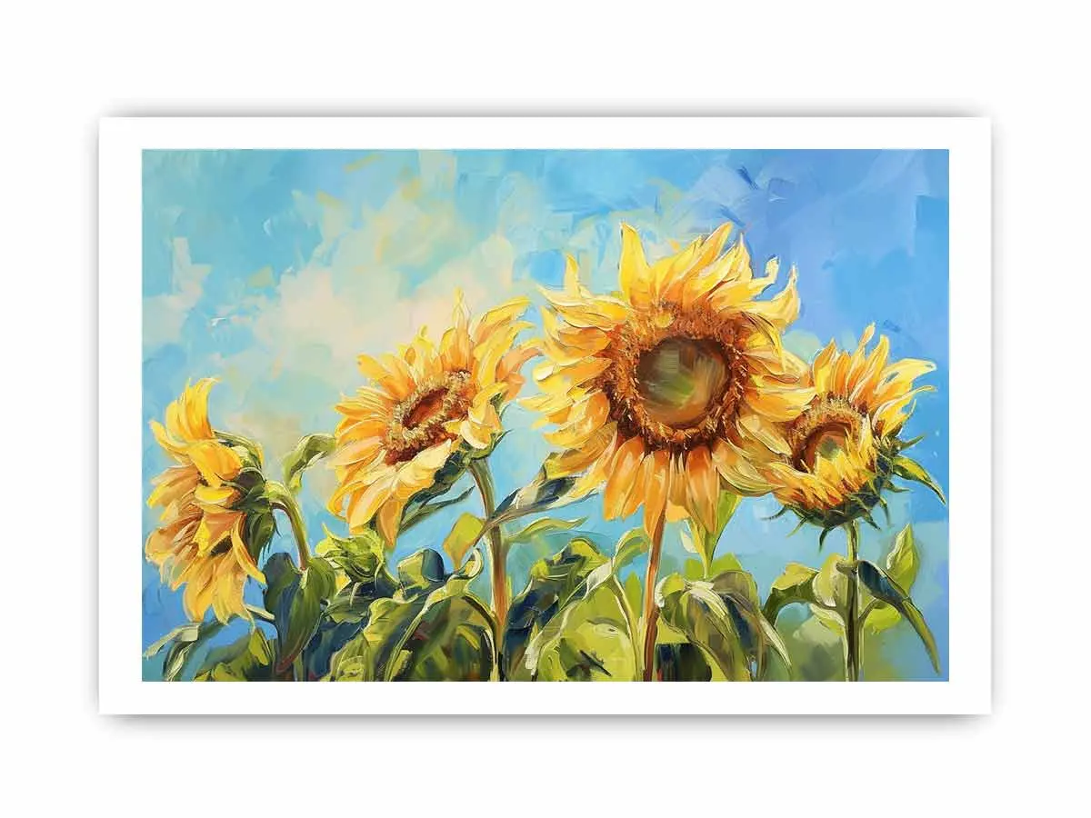 Summer Sunflowers Framed Print - Image 4