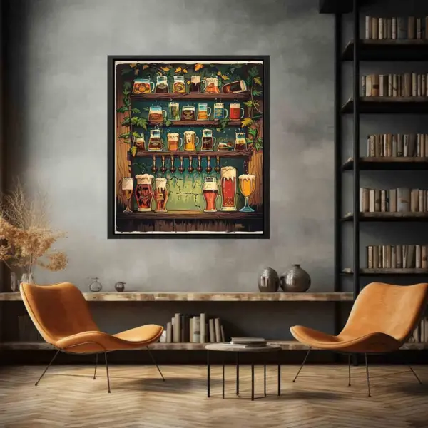 Vintage Beer Framed Print - Image 5