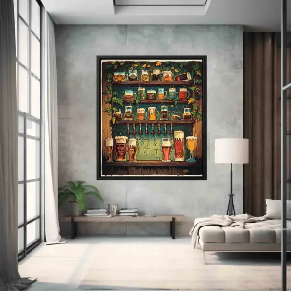 Vintage Beer Framed Print - Image 6