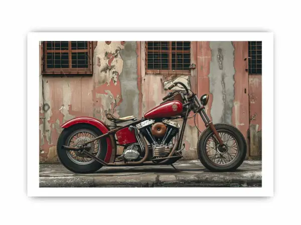Vintage Bike Framed Print - Image 4