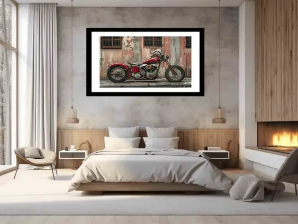 Vintage Bike Framed Print - Image 6