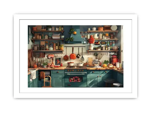 Kitchen Framed Framed Print - Image 2