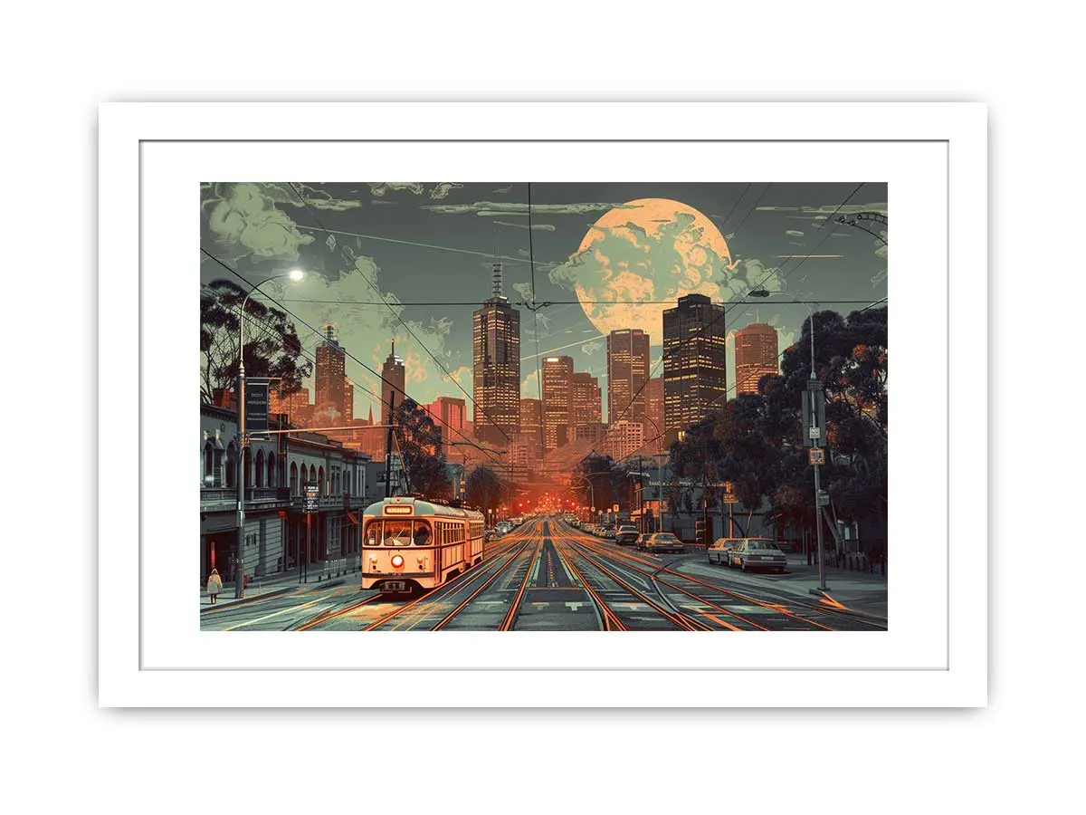 Melbourne Framed Print - Image 2