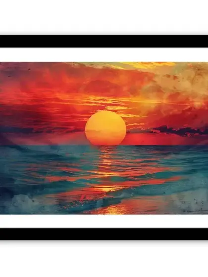 Sunset Framed Print
