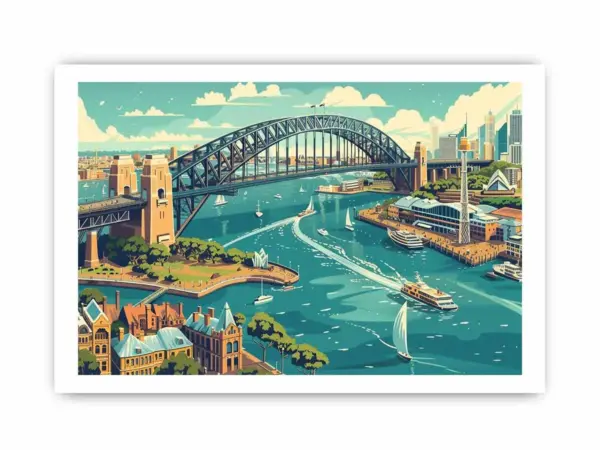 Sydney Framed Print - Image 4