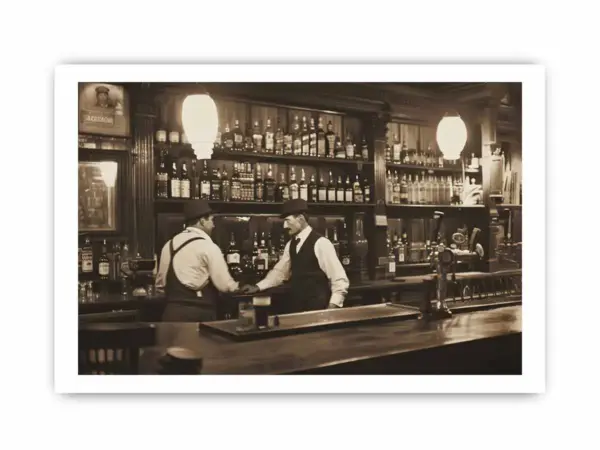 Vintage Bar Framed Print - Image 5