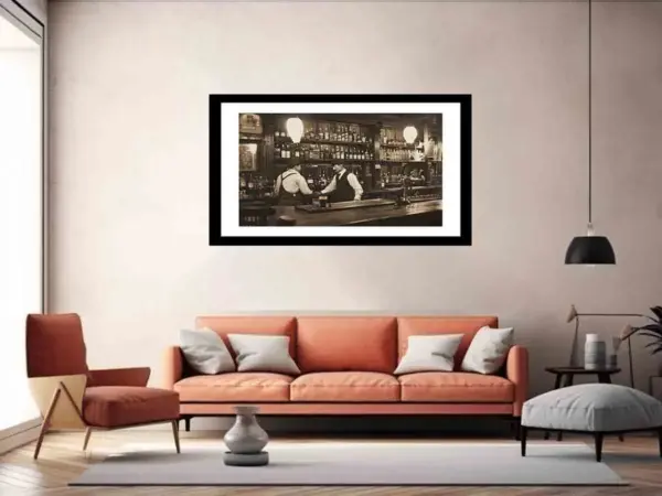 Vintage Bar Framed Print - Image 4