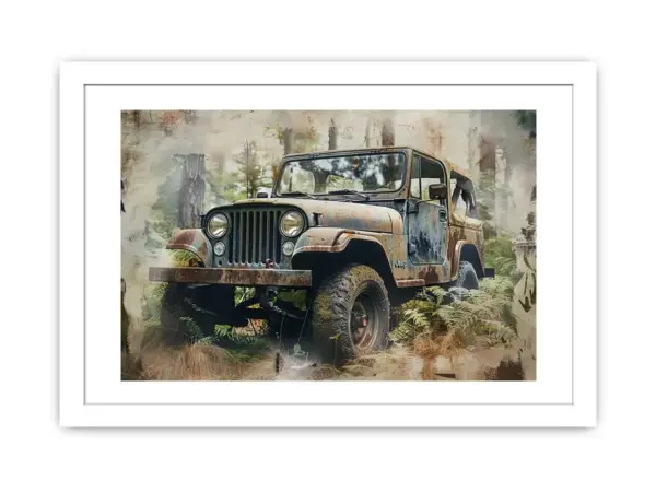 Jeep Framed Print Framed Print - Image 2