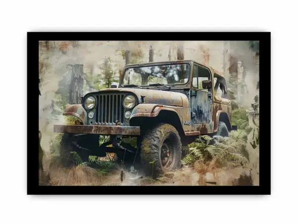 Jeep Framed Print Framed Print - Image 3
