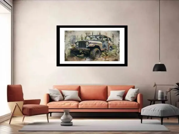 Jeep Framed Print Framed Print - Image 5