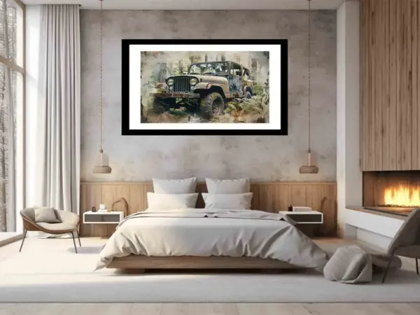 Jeep Framed Print Framed Print - Image 6