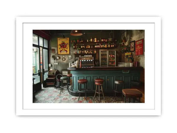 Vintage Kitchen Framed Print Print - Image 2