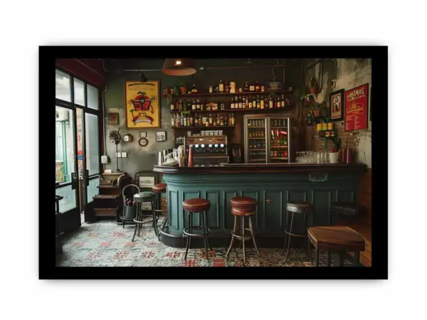 Vintage Kitchen Framed Print Print - Image 3