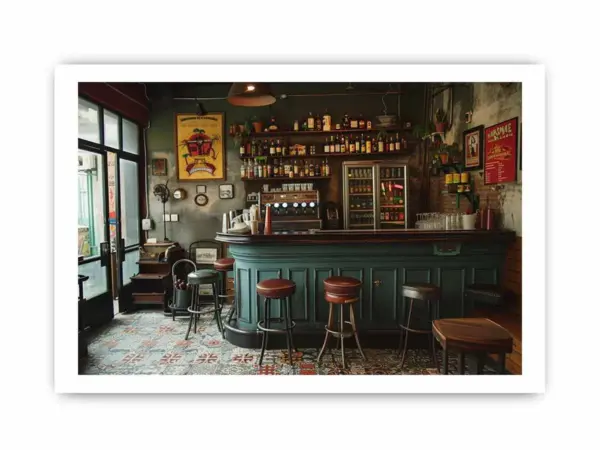 Vintage Kitchen Framed Print Print - Image 4
