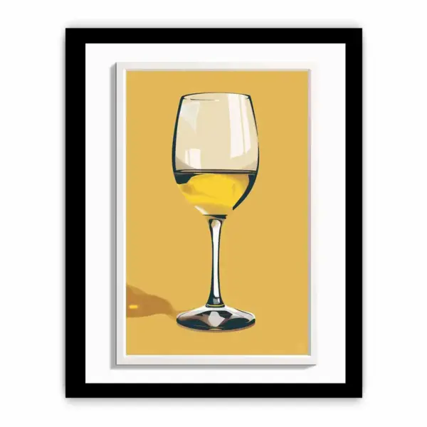 White Wine Framed Print - Image 3