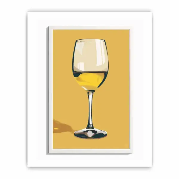 White Wine Framed Print - Image 4