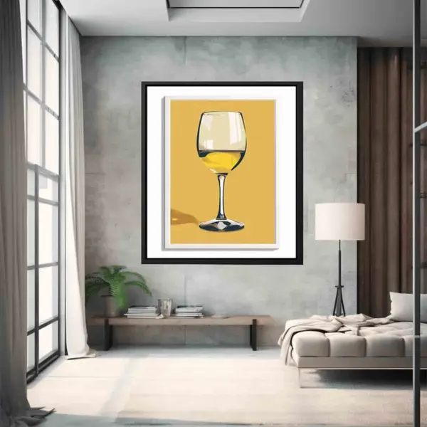 White Wine Framed Print - Image 6
