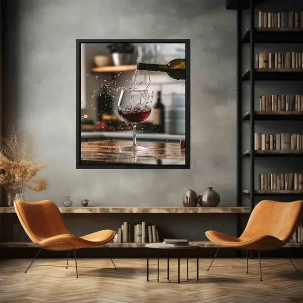 Red Wine Framed Print - Image 4