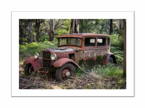 Vinatge Car Framed Print - Image 4