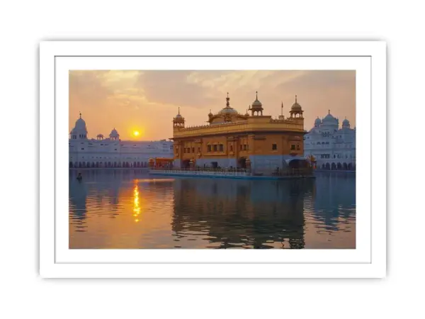 Golden Temple Frame Art - Image 2