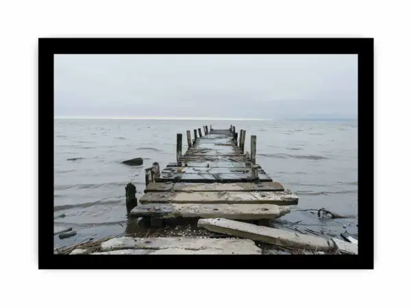 Broken Jetty Framed Print - Image 3