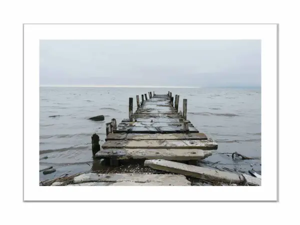 Broken Jetty Framed Print - Image 4