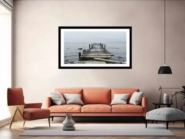 Broken Jetty Framed Print - Image 5