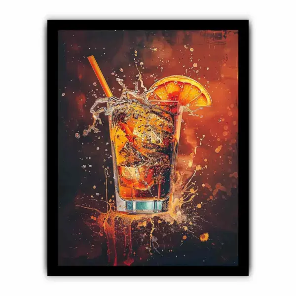 Whiskey Glass Framed Print - Image 3