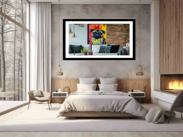 Pug Dog Framed Print - Image 6