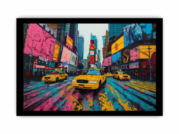 Times Square Framed Framed Print - Image 3