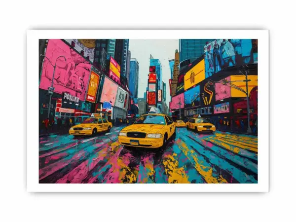 Times Square Framed Framed Print - Image 4