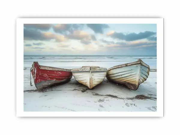 Three Boats Framed print - Image 5