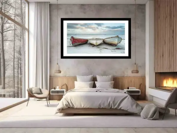 Three Boats Framed print - Image 6