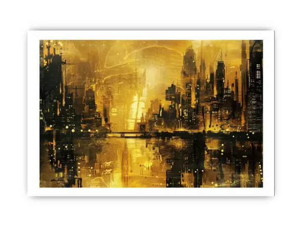Gold Coast City Art Framed Print - Image 4