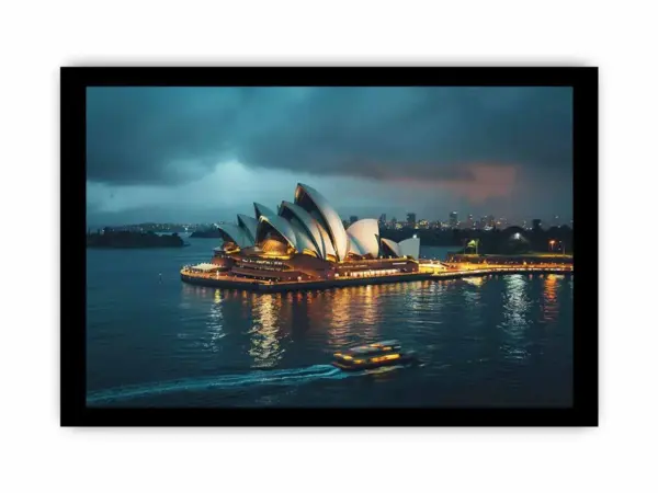 Opera House Black and white Framed Print - Image 3