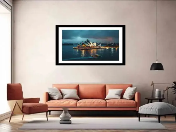 Opera House Black and white Framed Print - Image 5