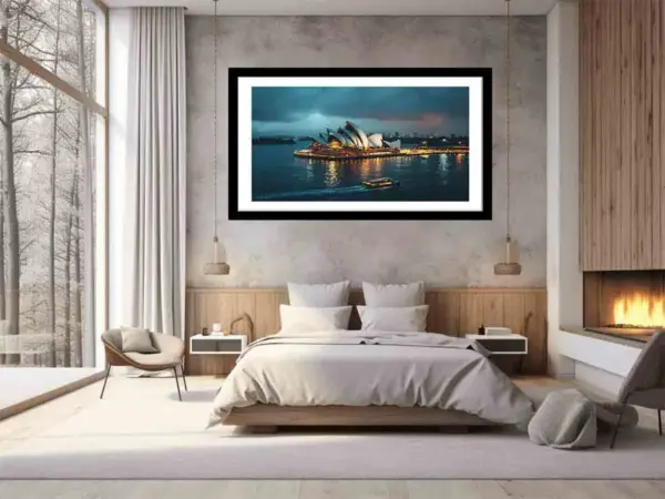 Opera House Black and white Framed Print - Image 6