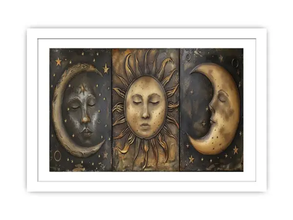 Sun Moon Framed Print Framed print - Image 2