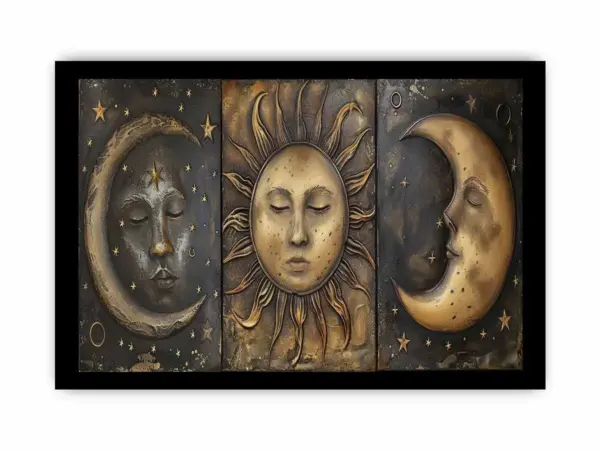 Sun Moon Framed Print Framed print - Image 3