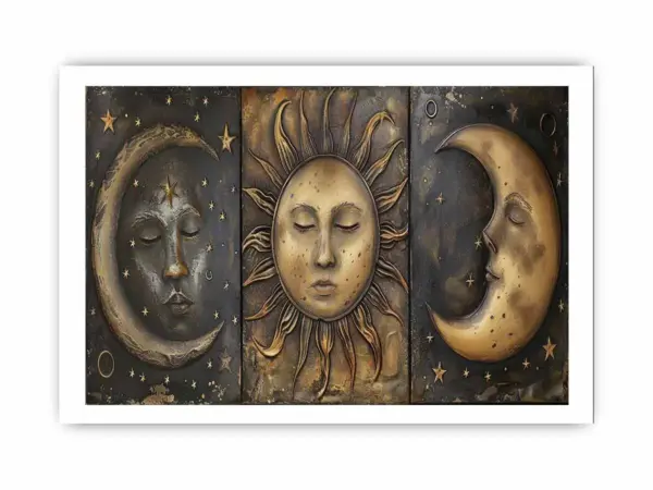 Sun Moon Framed Print Framed print - Image 4